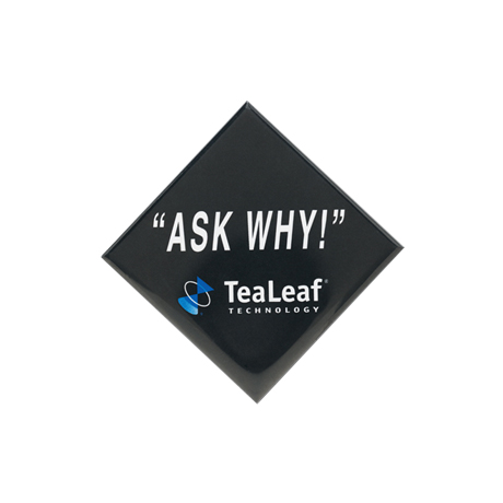 Product Photo 1 Diamond Safety Pin Back Button, 2" Custom