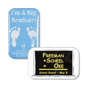 Rectangle Button - Round Corners, 1-3/4" x 2-3/4" - LL1050