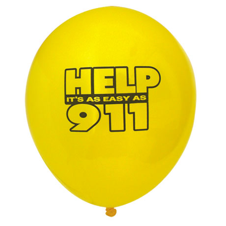 Product Photo 1 Help It's As Easy As 911 Balloon, Stock
