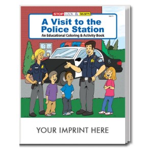 A Visit to the Police Station Coloring & Activity Book - CLB835