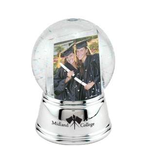 Sphere Photo Globe with Chrome Color Base - IL4130