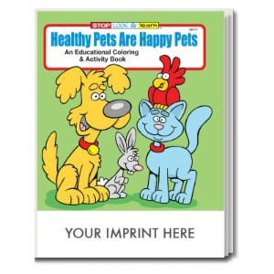 Happy Pets Coloring & Activity Book - CLB860