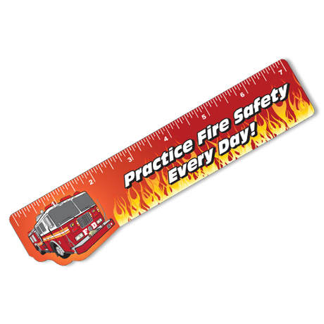 Product Photo 1 Safety Laminated Fire Safety Ruler, Stock