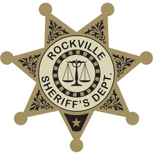 Sheriff's Department 7-Point  Foil Sticker Badge, Custom - JSB700
