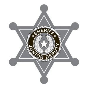 Junior Sheriff 6 Point Deputy Foil Sticker Badge, Stock - JSB575