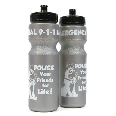 Product Photo 1 Police Bike Bottle 28oz., Stock