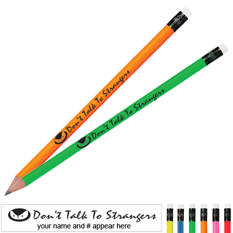 Product Photo 1 Don't Talk to Strangers Neon Pencil