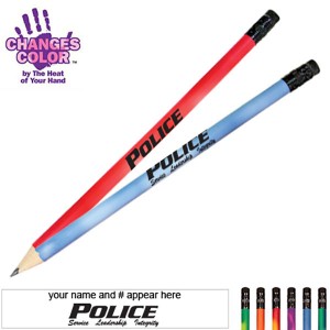 Police Service Leadership Integrity Mood Color Changing Pencil - PCL255