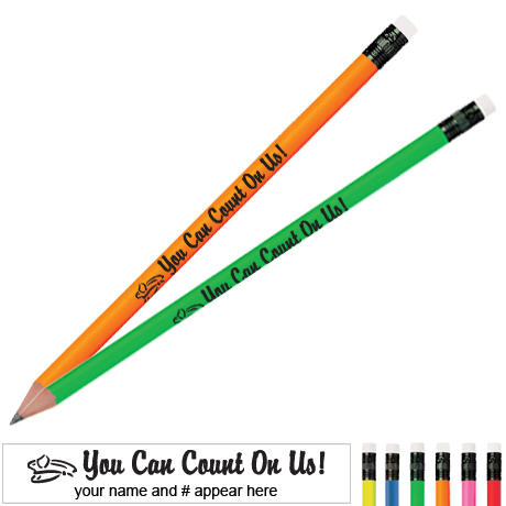 Product Photo 1 You Can Count On Us Neon Pencil