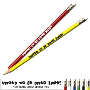 Proud To Be Drug Free Pricebuster Pencil - PCL161