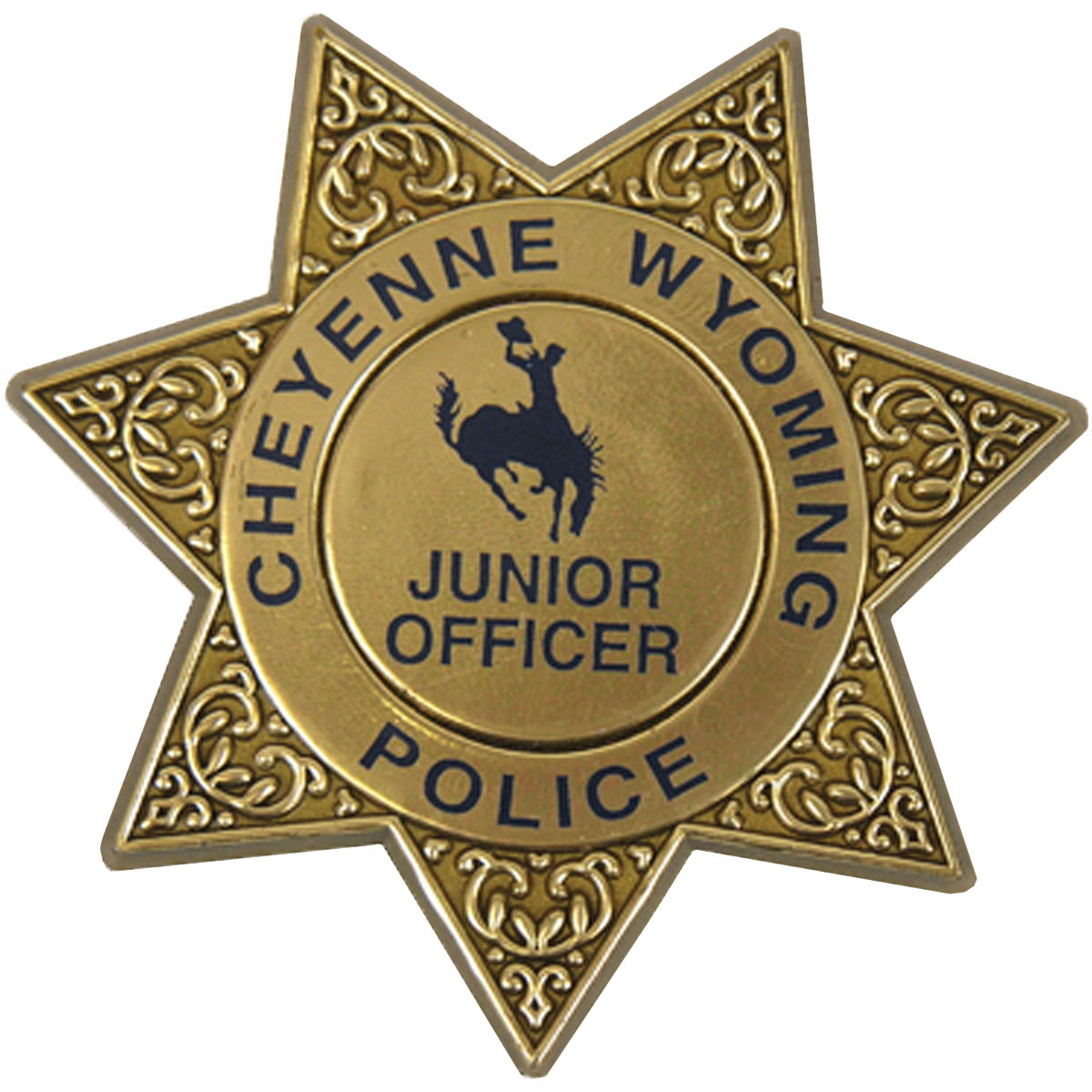 Product Photo 1 Junior 7 Point Sheriff Star Badge with Pocket Clip, Custom