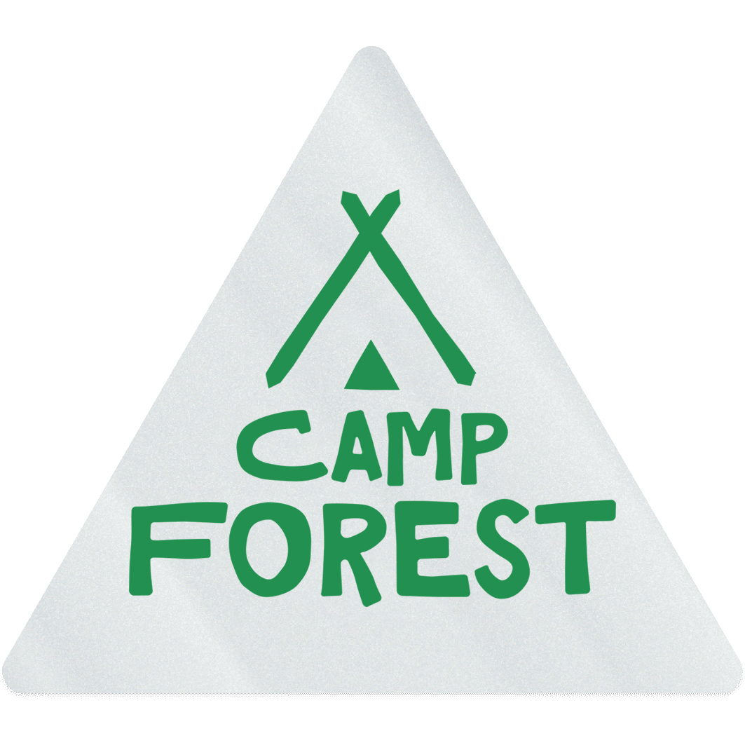 Product Photo 1 Triangle Shape Custom Sticker - Clear, 1"