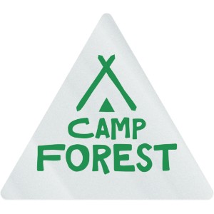 Triangle Shape Custom Sticker - Clear, 1" - GI1220