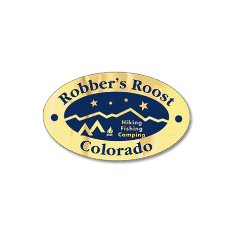 Product Photo 1 Mirror Finish Chrome or Gold Polyester Decal