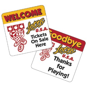 Double Face Window Decal with Static Cling - GI4070