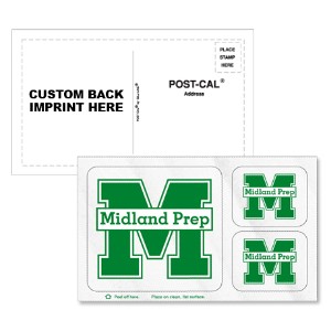 Post Card Static Cling Decal, Set of 3 - GI4090