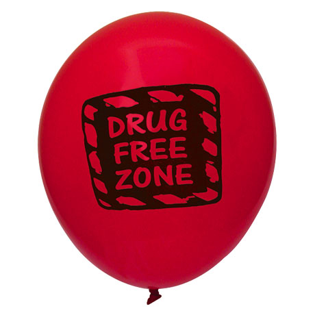 Product Photo 1 Drug Free Zone Balloon, Stock