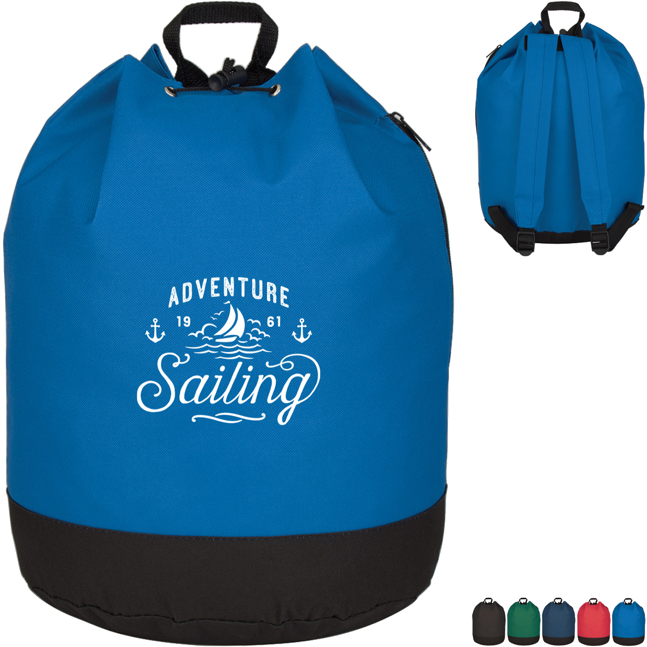 Product Photo 1 Drawstring Padded Strap Polyester Backpack