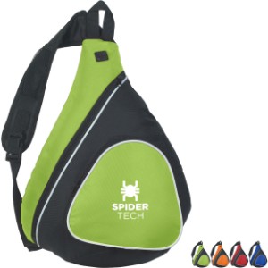 Techie Polyester & Nylon Sling Backpack - HT1685