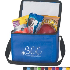 Budget Polyester 6 Can Cooler Bag - HT1730