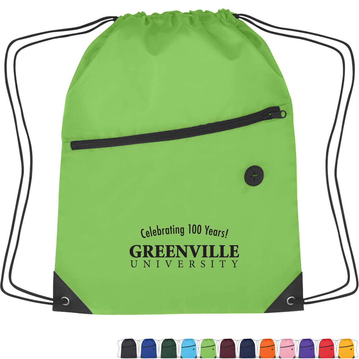 Product Photo 1 Large Polyester Sports Pack w/ Front Zipper