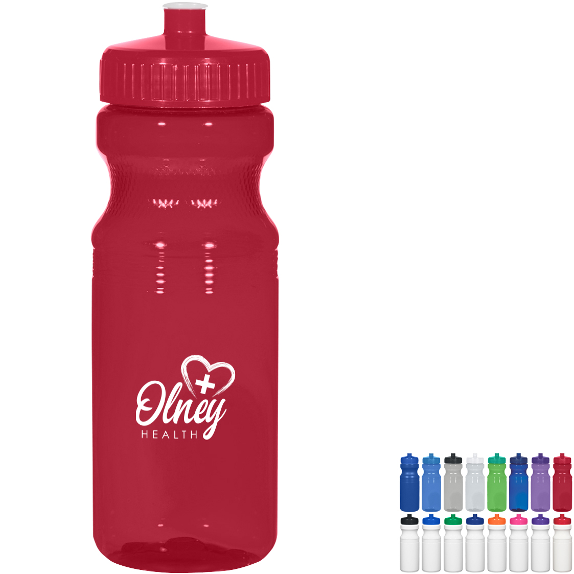 Product Photo 1 Poly-Clear™ Fitness Bottle, 24oz., BPA Free
