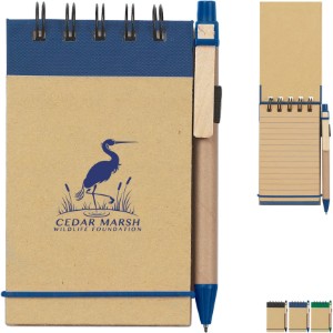 Eco-Friendly Spiral Jotter & Pen, 3" x 5" - HT1298