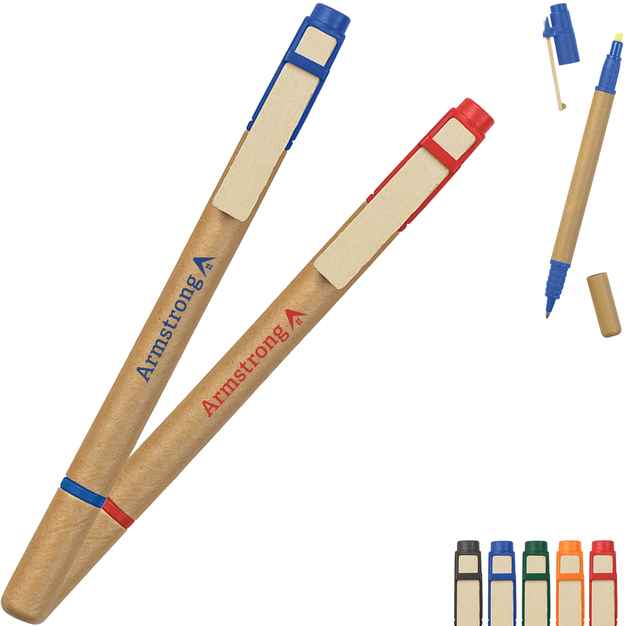 Product Photo 1 Dual Function Eco-Friendly Pen & Highlighter