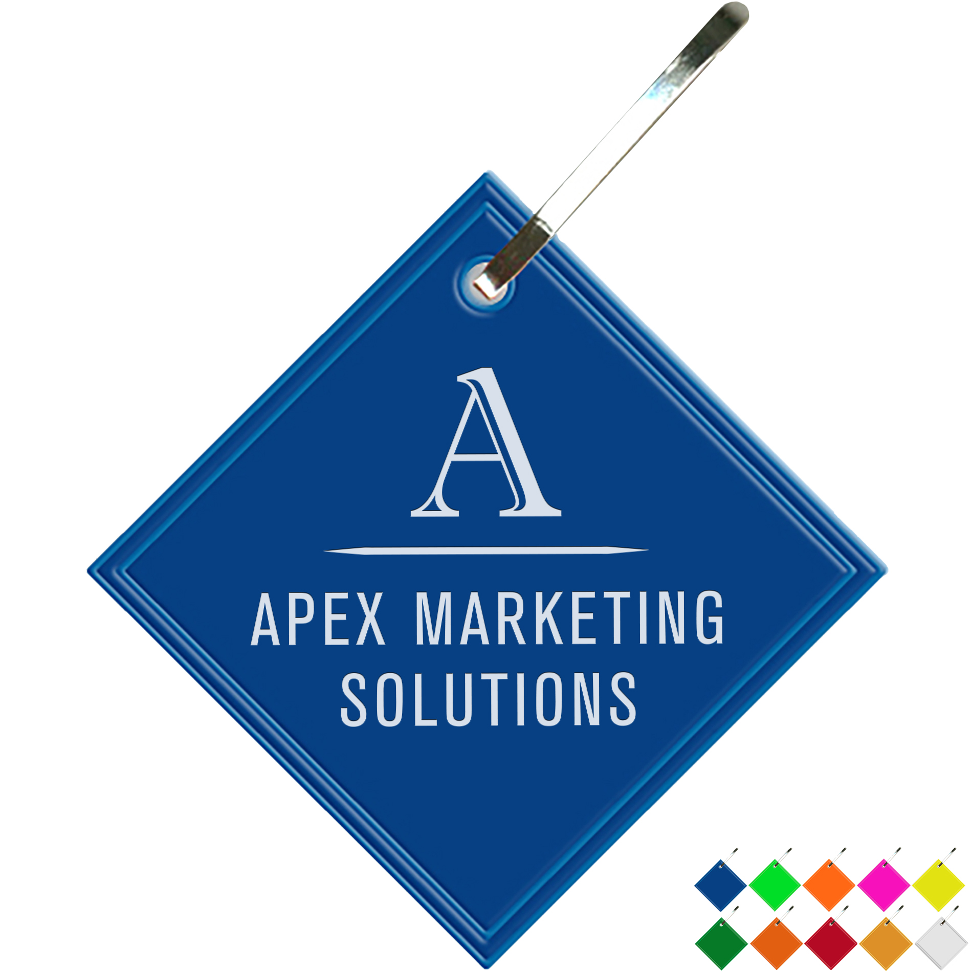 Product Photo 1 Reflective Hook Zipper Pull, Diamond