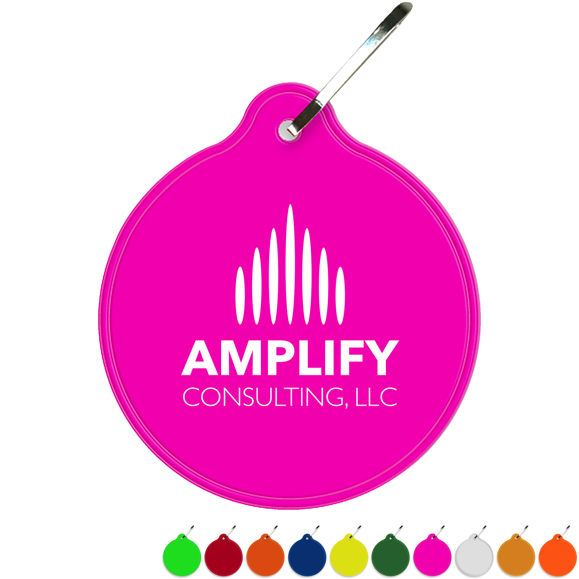 Product Photo 1 Reflective Hook Zipper Pull, Small Circle