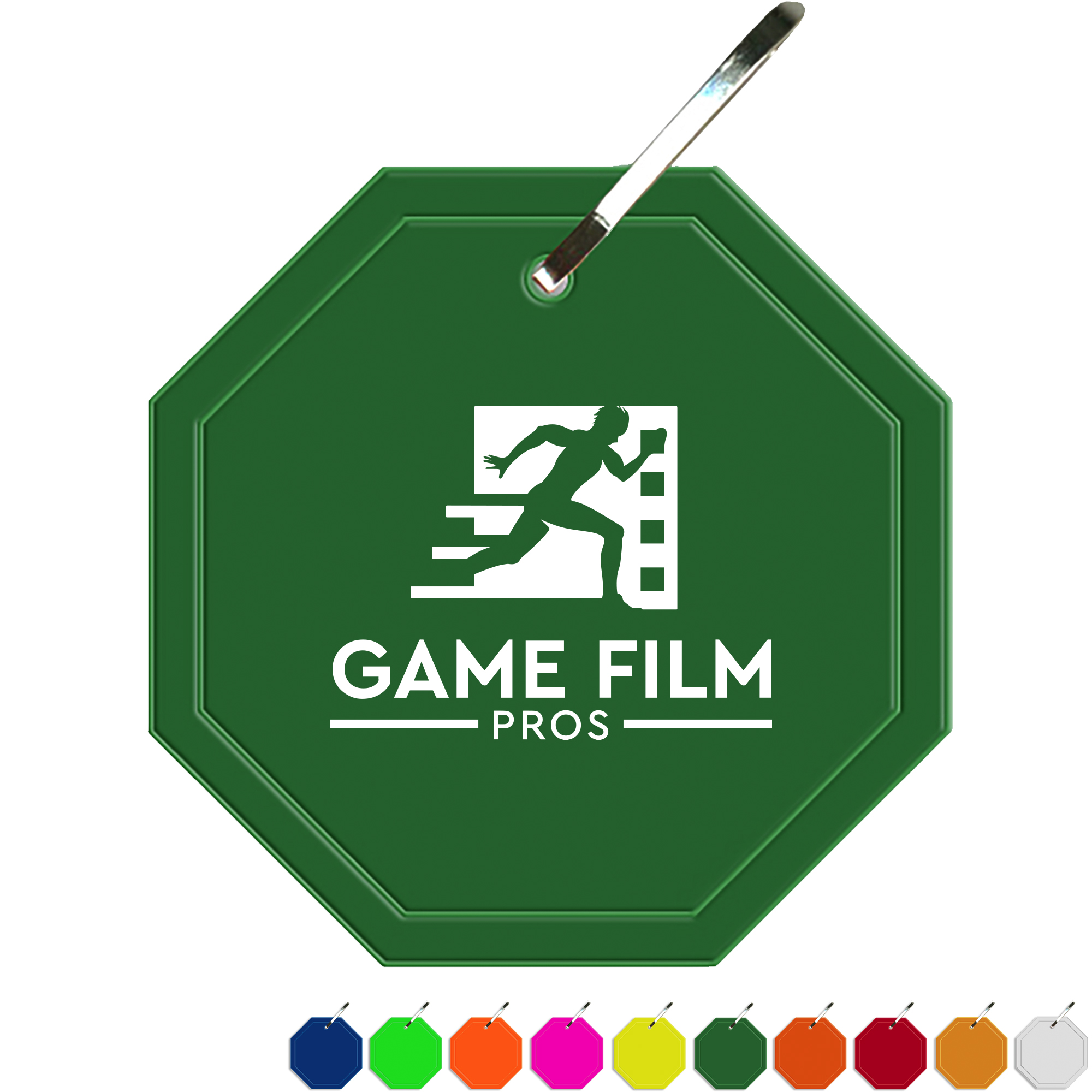 Product Photo 1 Reflective Hook Zipper Pull, Octagon