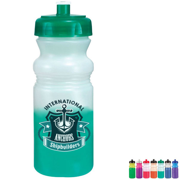 Product Photo 1 Mood Color Changing Cycle Bottle 20oz. w/ Full Color Imprint