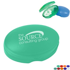 Oval Pocket Pill Box, Single Compartment - EV2345