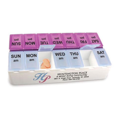 Product Photo 1 Daily Reminder 7-Day Medicine Tray, 7-1/4"