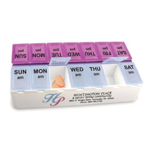 Daily Reminder 7-Day Medicine Tray, 7-1/4" - BY3225
