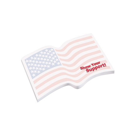 Product Photo 1 Post-it® Custom Printed Die-Cut Notes - Flag Shape