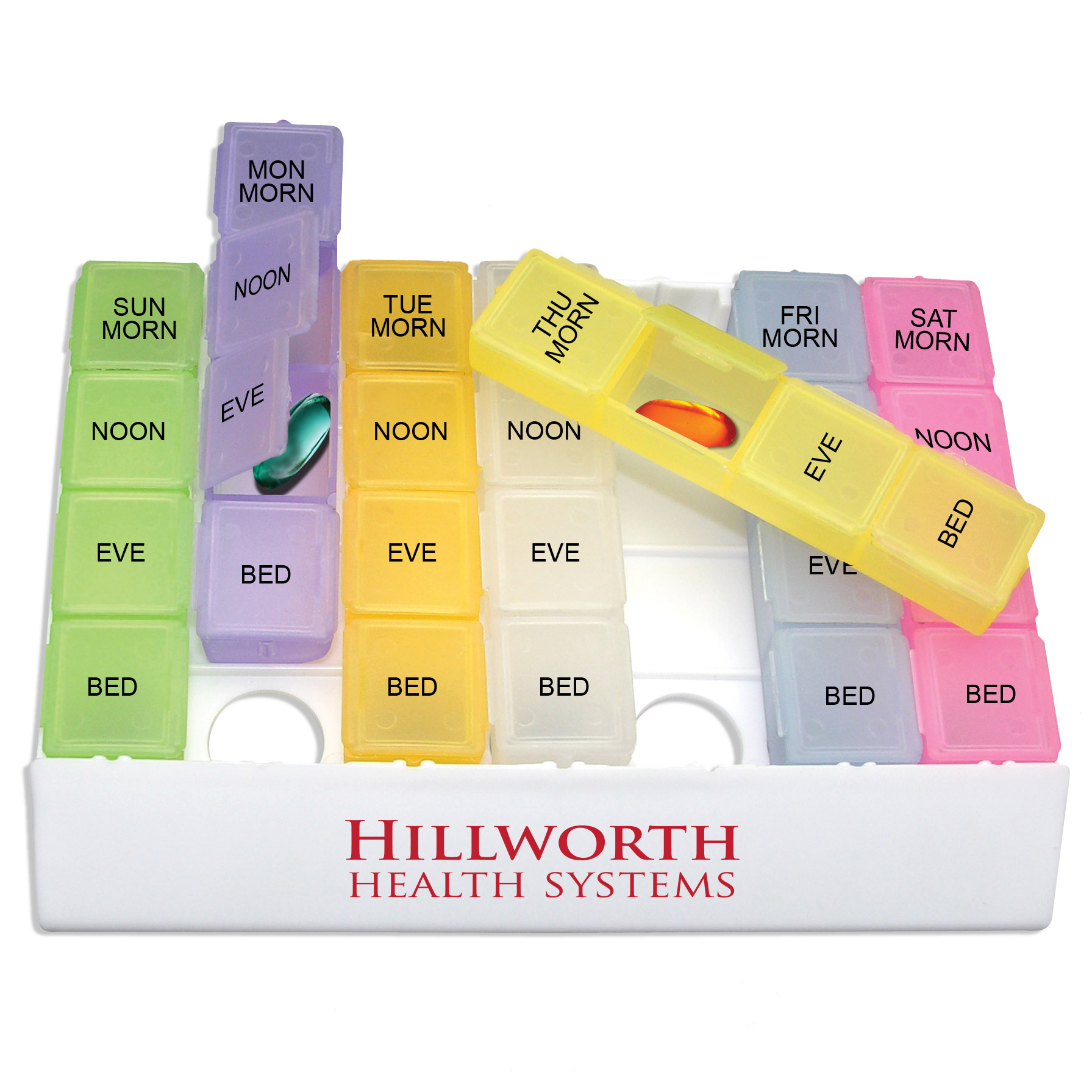 Product Photo 1 Rainbow Medicine Tray, 6-3/4"