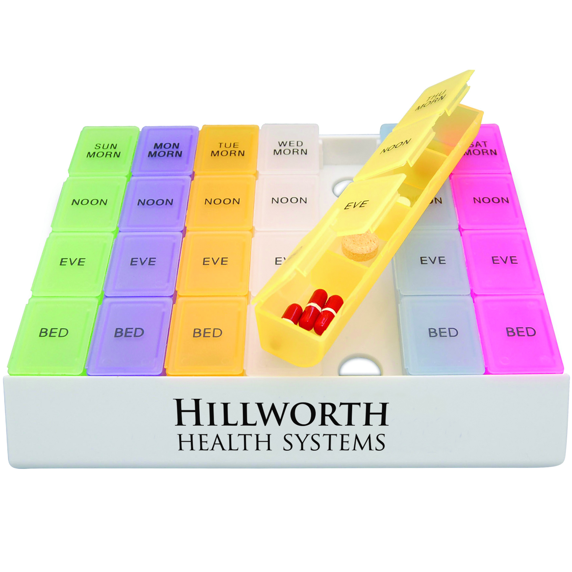Product Photo 1 Rainbow Jumbo Medicine Tray, 8-3/4"