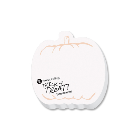 Product Photo 1 Post-it® Custom Printed Die-Cut Notes - Pumpkin Shape