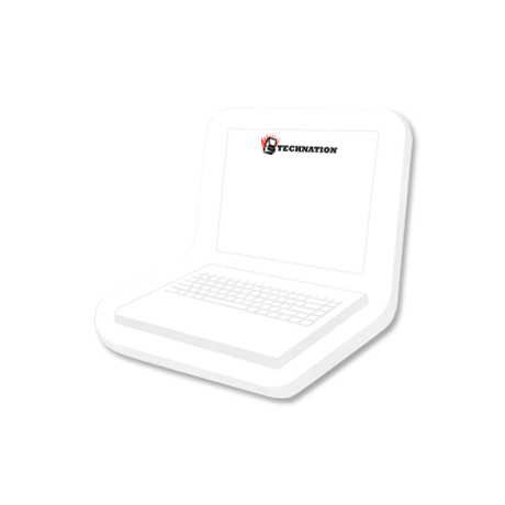 Product Photo 1 Post-it® Custom Printed Die-Cut Notes - Laptop Shape