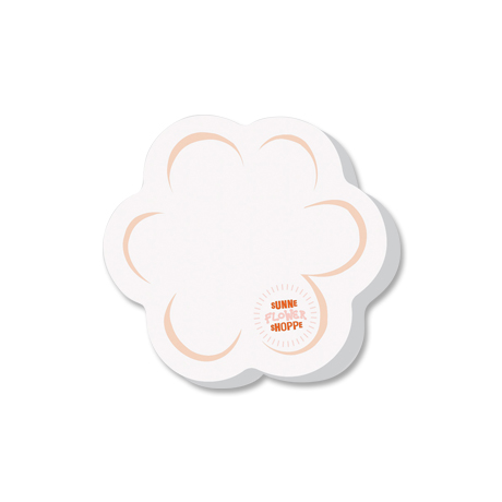 Product Photo 1 Post-it® Custom Printed Die-Cut Notes - Flower Shape