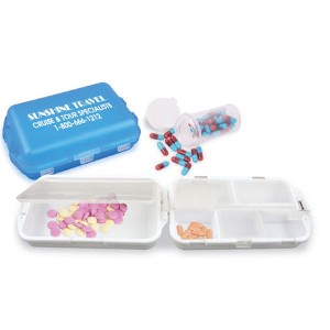 Fill, Fold and Fly Pocket Pill Box, Six Compartment - BY3260