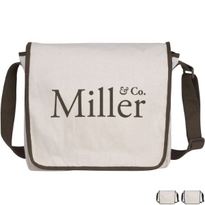 Natural Recycled Cotton Messenger - VT1825