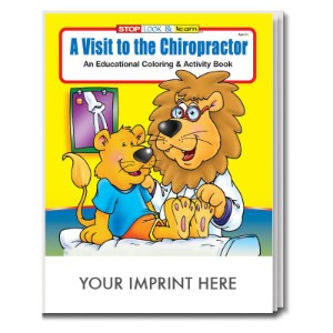 A Visit to the Chiropractor Coloring & Activity Book - CLB850