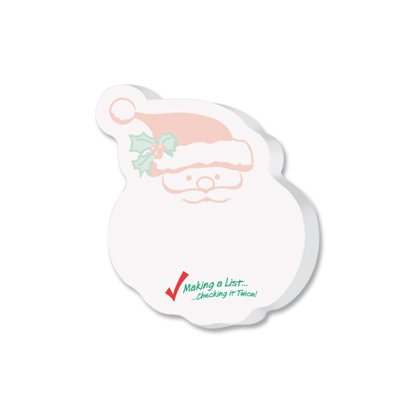 Product Photo 1 Post-it® Custom Printed Die-Cut Notes - Santa Shape
