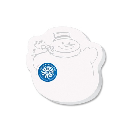 Product Photo 1 Post-it® Custom Printed Die-Cut Notes - Snowman Shape