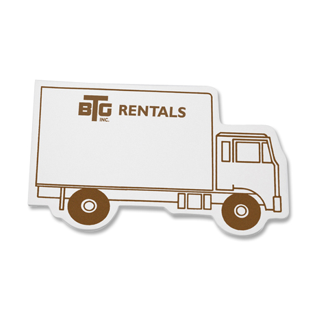 Product Photo 1 Post-it® XL Custom Printed Die-Cut Notes - Truck Shape
