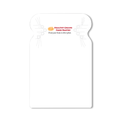 Product Photo 1 Post-it® XL Custom Printed Die-Cut Notes - Bread Shape