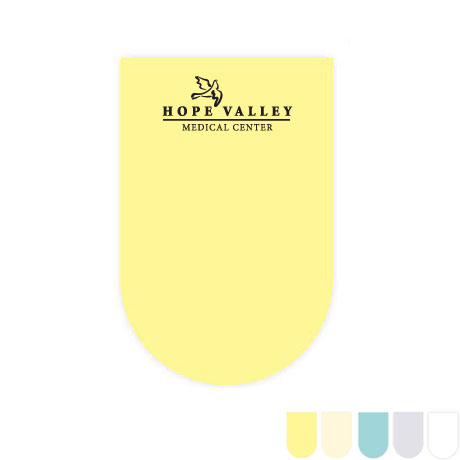 Product Photo 1 Post-it® XL Custom Printed Die-Cut Notes - U-Shape Shape