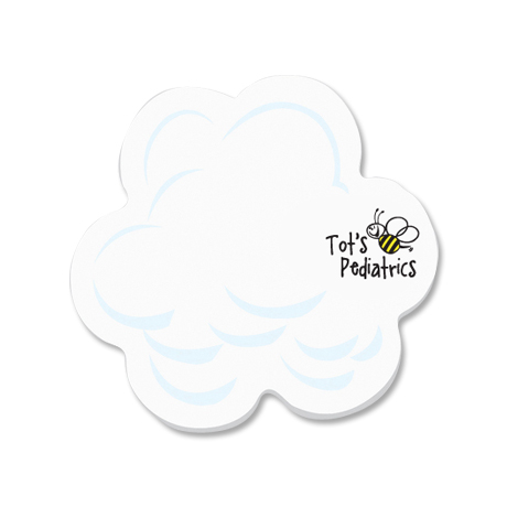 Product Photo 1 Post-it® XL Custom Printed Die-Cut Notes - Cloud Shape